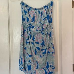 Strapless Lilly Pulitzer Dress Size L